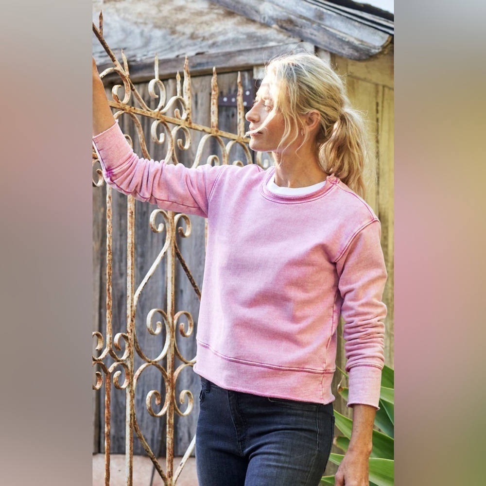 Frank & Eileen Mineral Pink James Boyfriend‎ Crew Sweatshirt